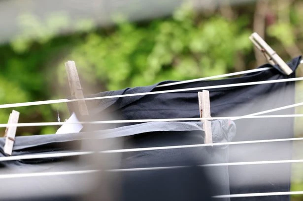 UK households issued warning not to dry clothes on washing lines from Tuesday