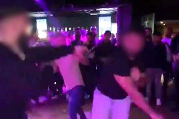 Birmingham club night halted by fight as footage shows 'sloppy' punch-up