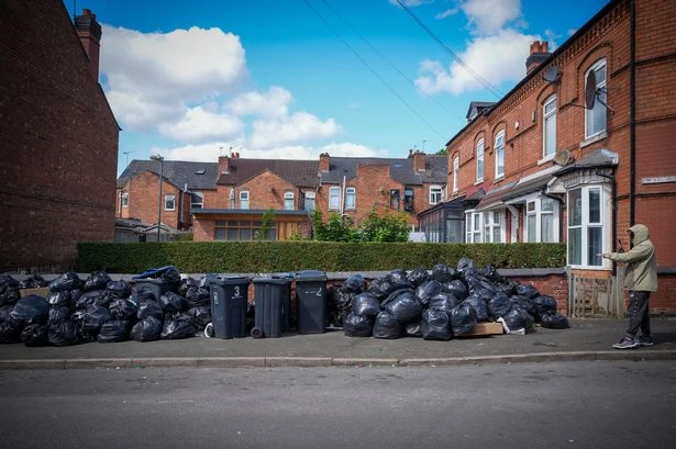Mountains of rubbish pile high across Birmingham as residents plead: 'We don't want rats'