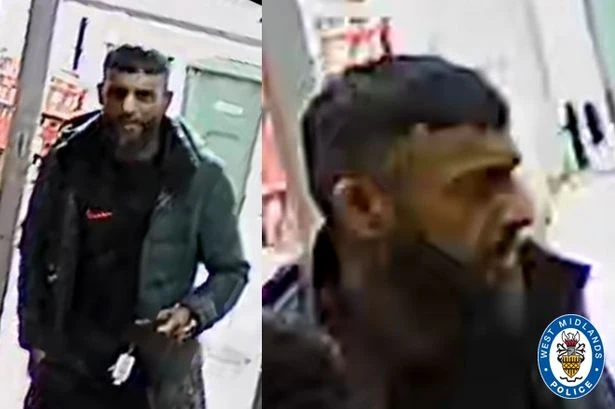 Robbery suspect hunted after Birmingham handbag snatch near parade of shops – CCTV appeal