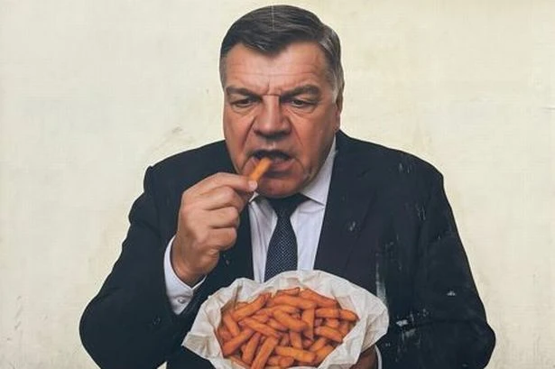 Sam Allardyce reacts to orange chips mural and has message for 'whoever did it'