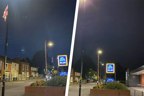 England flags torn down in Stirchley hours after being put up