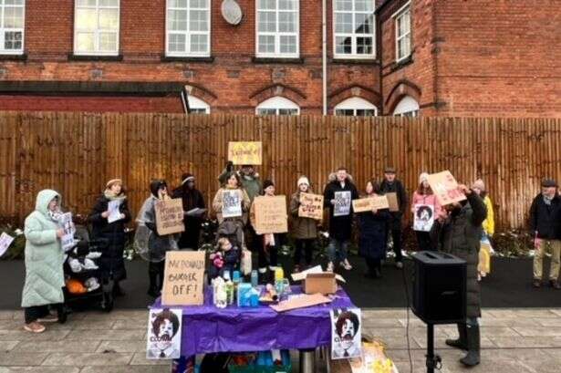 'Keep Stirchley Independent' protestors brave cold to send strong message to McDonald's