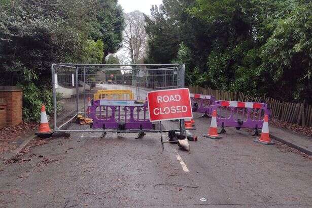 ‘Abandoned’ sinkhole in Sutton Coldfield shuts main road causing traffic chaos for weeks