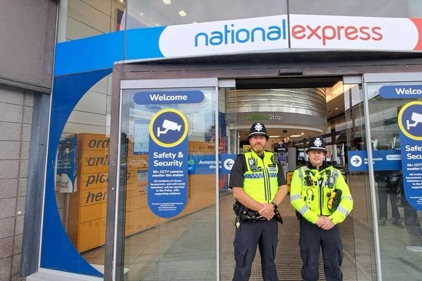 Police tackle 'aggressive beggars' outside Digbeth Coach Station