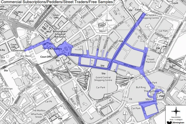 Mapped - where new Birmingham city centre rules must be obeyed