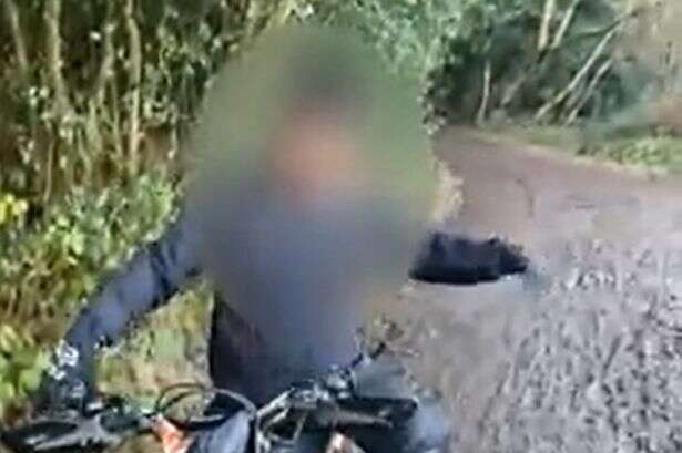 Fury as ‘illegal’ motorbike rider in Birmingham park challenged by walkers