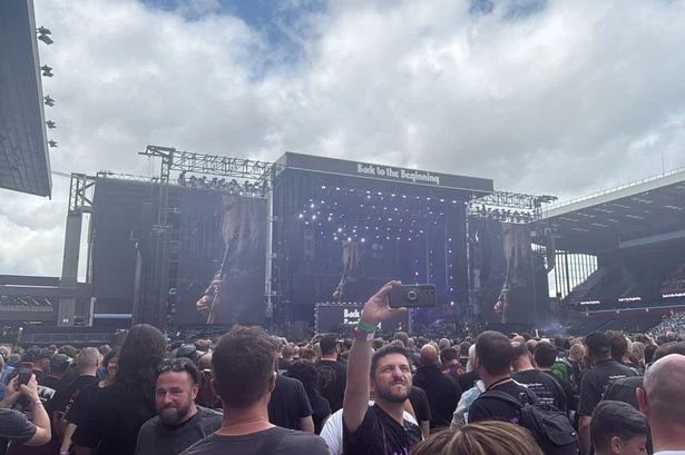 Black Sabbath fan 'collapses face first' at Villa Park gig with security rushing in