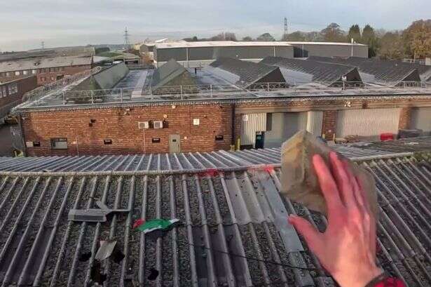 Protestors hurl bricks onto Shenstone factory roof during third protest this week