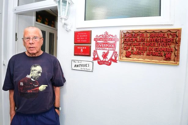 Football fan, 81, forced to remove Liverpool FC plaque over 'health and safety' fears