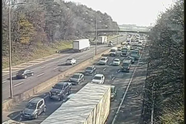 M5 fire sparks five-mile queues as drivers warned of 'significant delays'