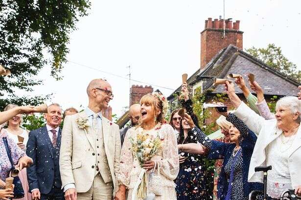 'We love Bournville so much it was our wedding theme - we got the whole village involved'