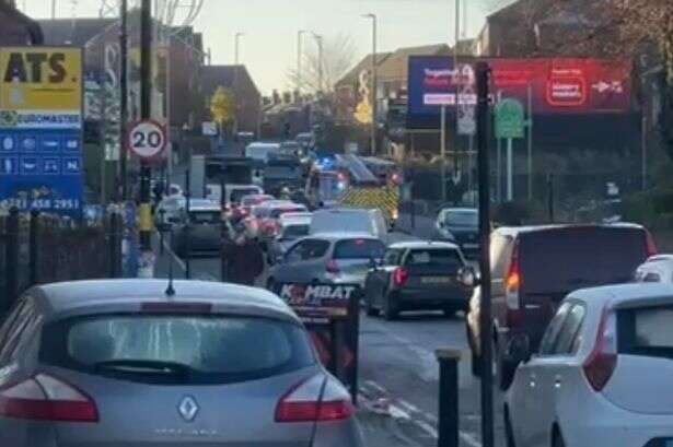 Statement released after rush hour crash in Stirchley's Pershore Road