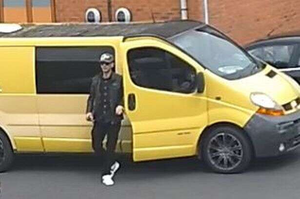 Police issue picture of yellow van man after Shirley Aquatics theft