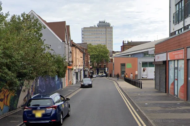 Reason why man was chased through Midlands town centre at 7pm