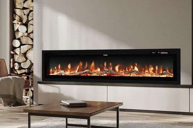 Debenhams shoppers can save £314 on 'realistic' 60-inch electric fireplace which creates a 'cosy vibe'