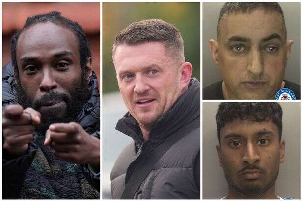 The Birmingham men punished for threatening Tommy Robinson