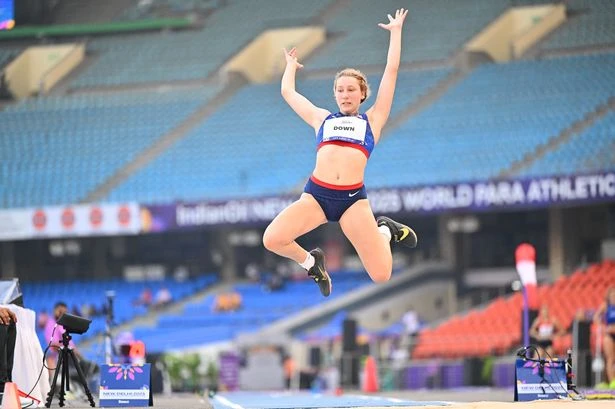 Selly Oak star Maddie Down banishes New Delhi demons with brilliant long jump personal best