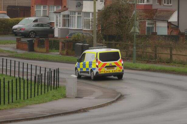 Pictures show police at Wagon Lane crash scene in Solihull