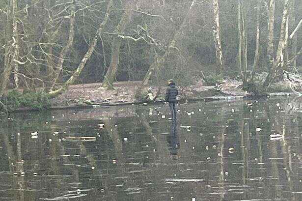 Sutton Park terror as boy risks life by walking onto ice-covered lake