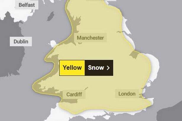 Met Office issues 45-hour snow warning for the whole of the West Midlands including Birmingham