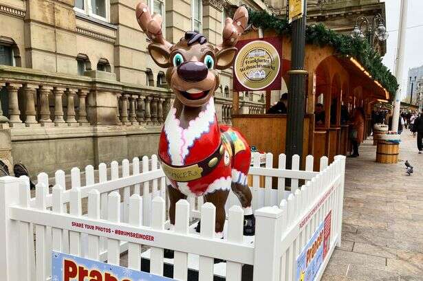 Birmingham has a new free Christmas trail for 2024 and this year it's reindeer themed