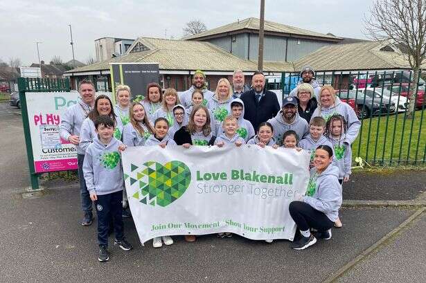 The reason why green hearts have appeared in Walsall neighbourhood