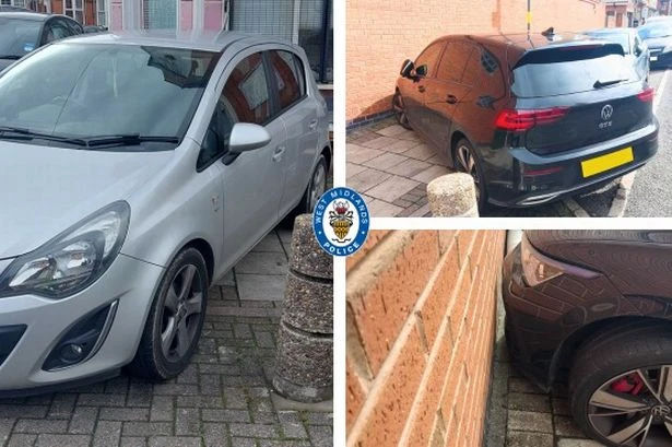 Police shame badly parked drivers in Birmingham for forcing parents and children into roads