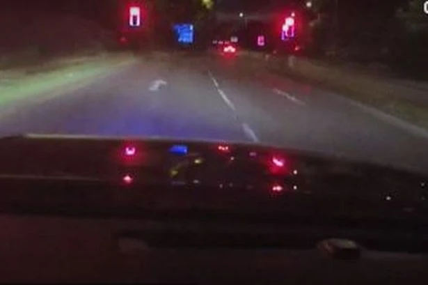 Watch Birmingham learner driver high on cannabis speed away from police at 110mph