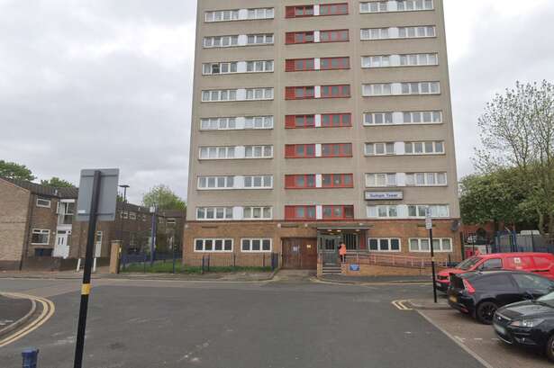 Birmingham tower block suitcase fire prompts evacuation of 50 residents