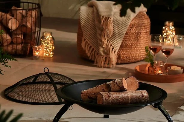 Dunelm's reduced to clear £27 fire pit is 'perfect for cosy evenings in the garden'