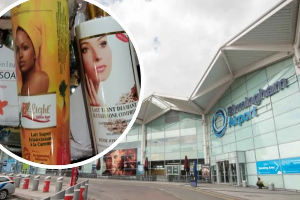 The dangerous products seized at Birmingham Airport and destroyed