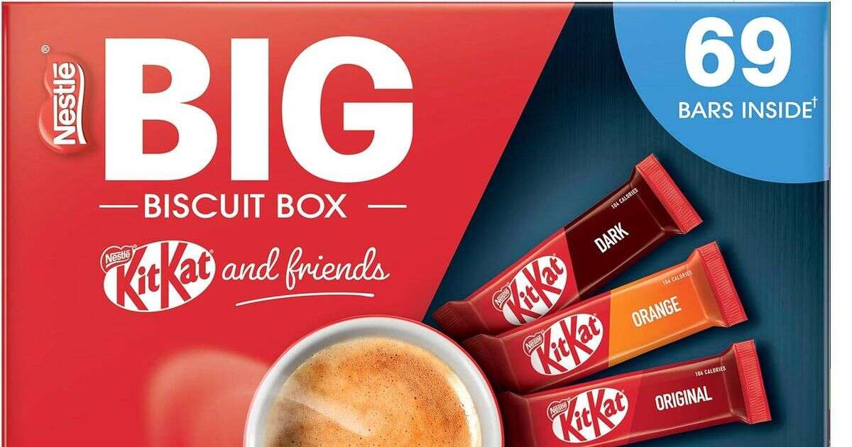 Nestle's 69-piece 'chocolate lover's paradise' box including KitKats, Toffe Crisp hits sale