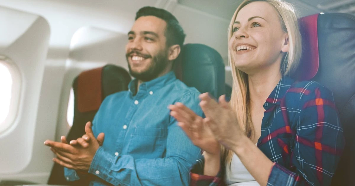 Flight attendant says there's a reason you should never clap when plane lands