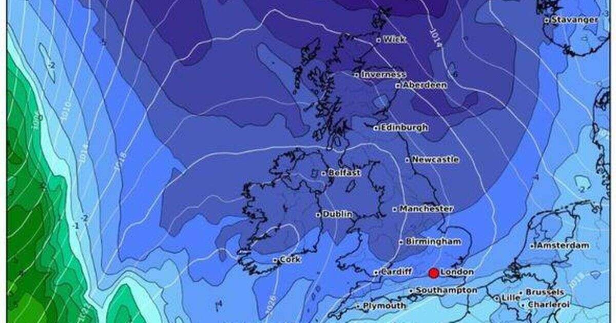 UK weather maps show Arctic blast to plunge Britain into -6C deep freeze after Storm Herminia chaos