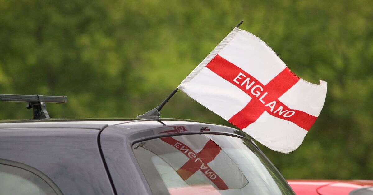 England fans risk hefty fines up to £2,500 for flying flags on cars during Euro 2024