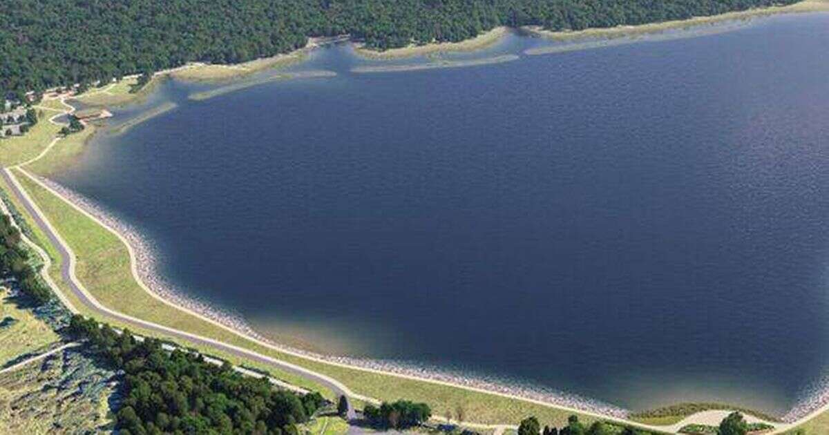 Incredible £340million mile-long man-made lake to be built in the UK