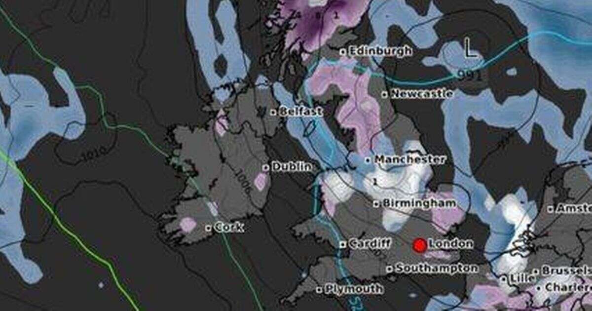 UK weather: Snow map shows 39 cities forecast to face 350-mile storm as Met Office issues warning