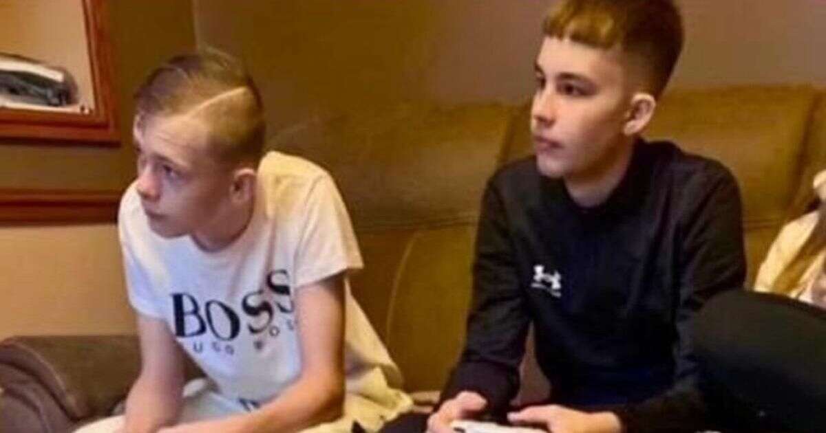 Photo shows friends gaming together before they're both killed in mistaken identity murder