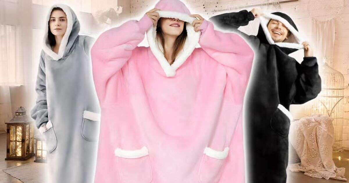 Shoppers 'don't need heating on' thanks to XXL £20 hoodie blanket that was £50