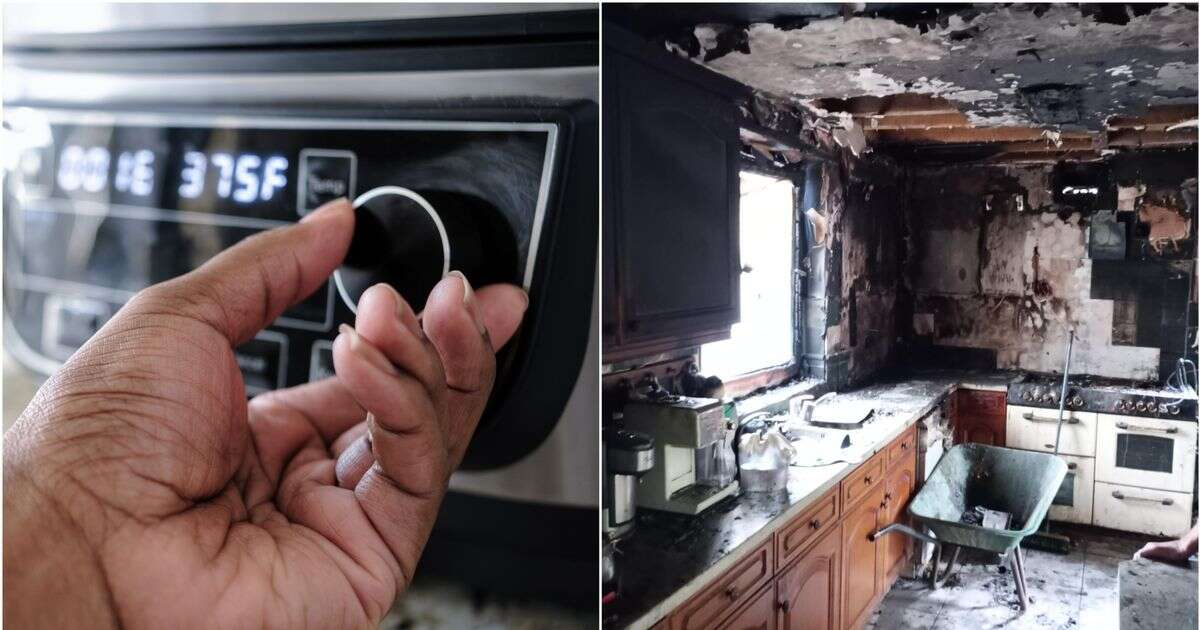 Firefighters share horror blaze photos as they explain one thing you should never put in air fryer