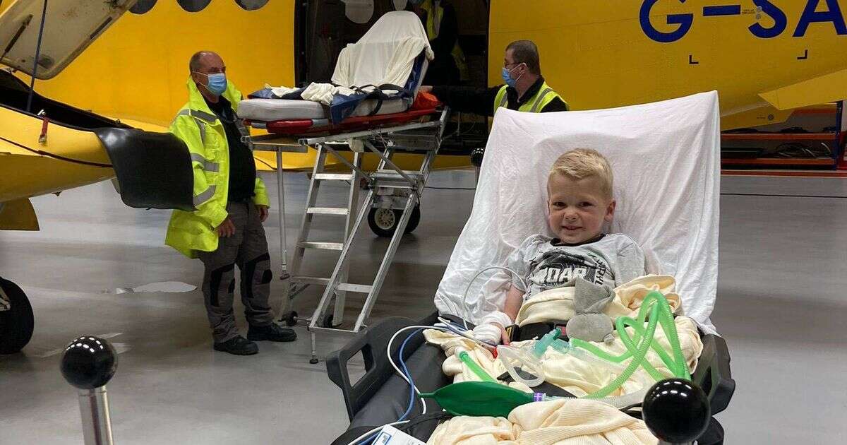 Boy, 7, who battled cancer and 30 transfusions, couldn't play with other children due to chemotherapy