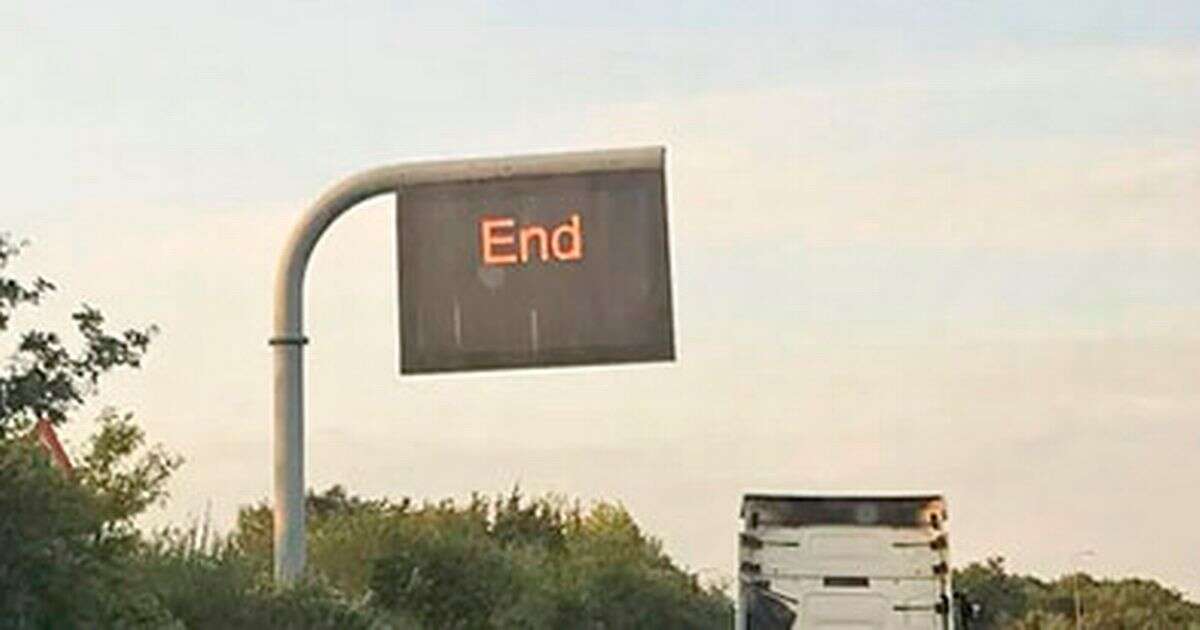 Drivers spot 'strange' one-word road sign on M11 junction with 'eerie' meaning