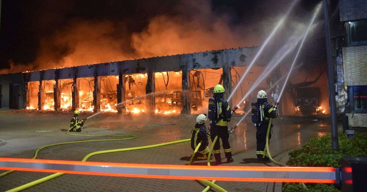 Germany fire station burns down in horror blaze as it didn't have a fire alarm