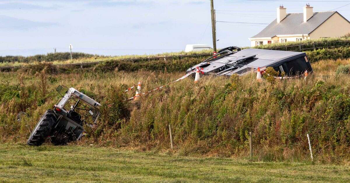 Man rushed to hospital after horror bus and tractor crash in West Clare beauty spot