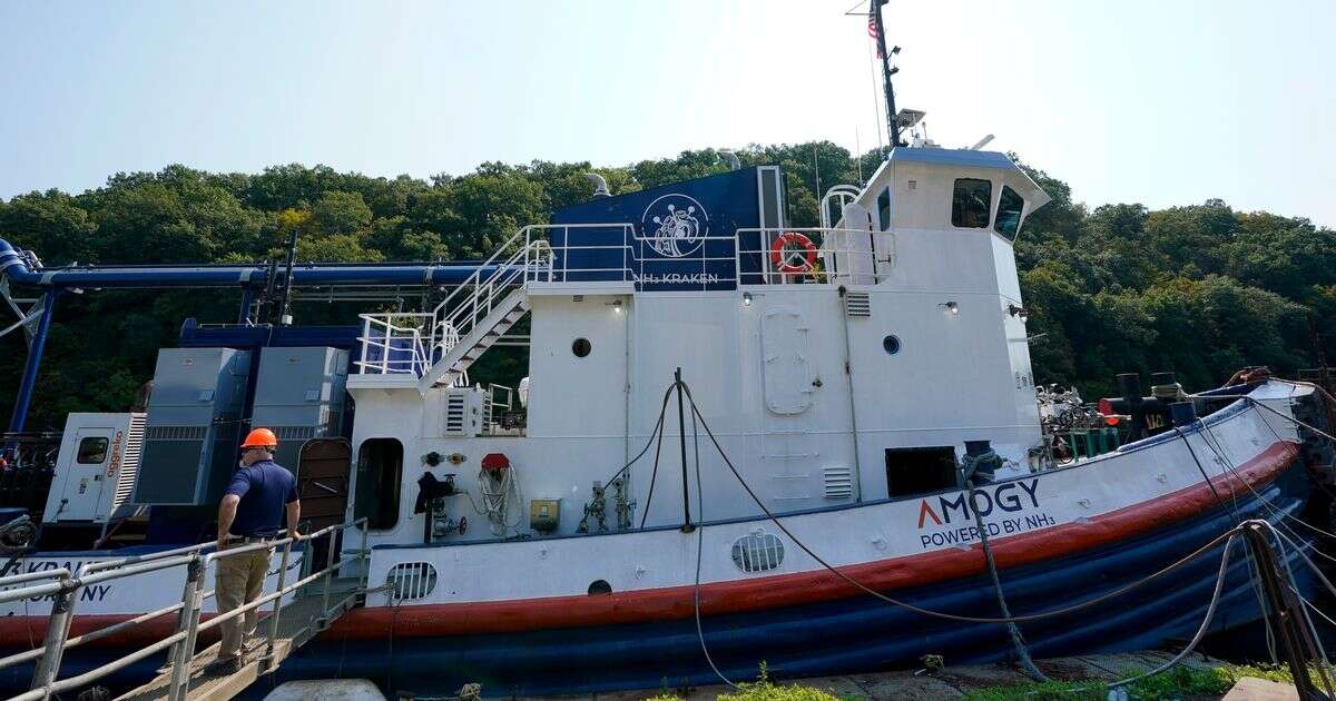 Tugboat powered by ammonia sails for the first time in major boost for climate change fight