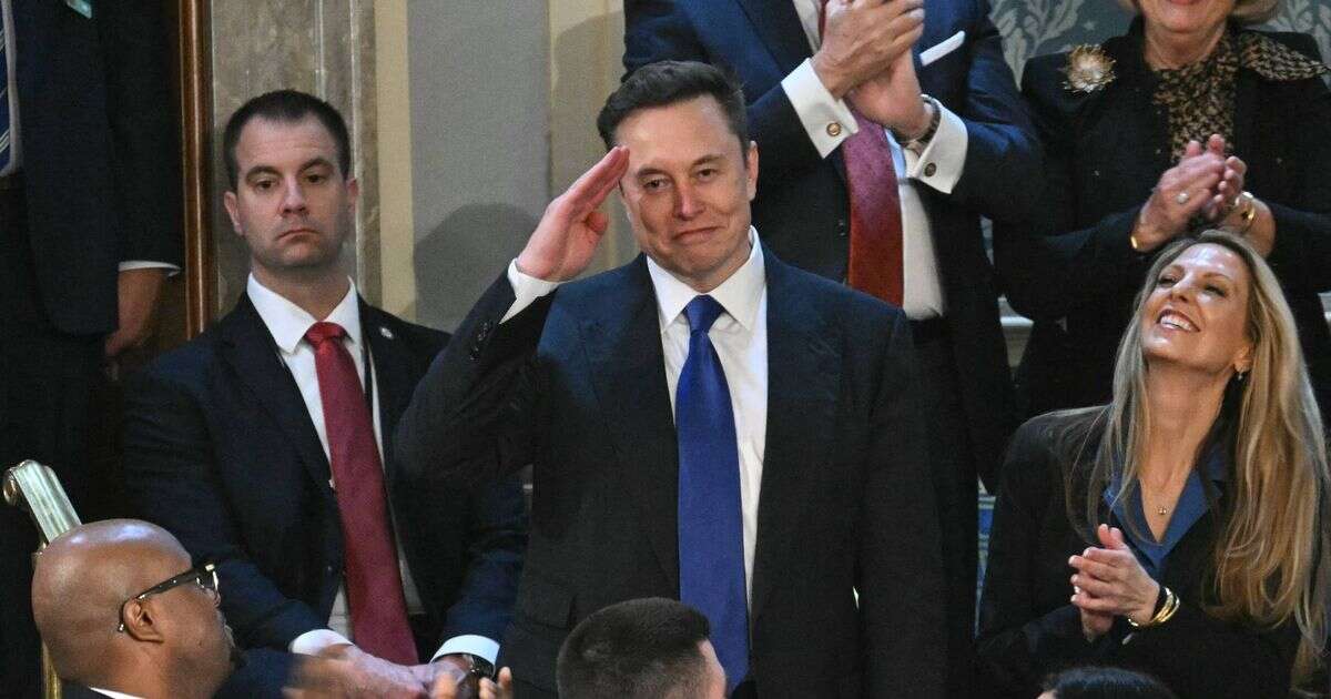 Chaos in Congress as democrats target Elon Musk with signs and jeers in heated Trump speech