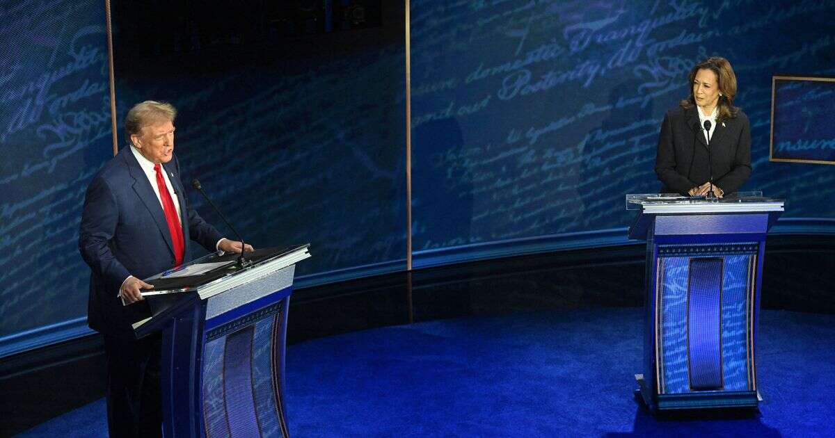 Seven bombshell moments from Trump V Harris debate - from odd handshake to wild claims