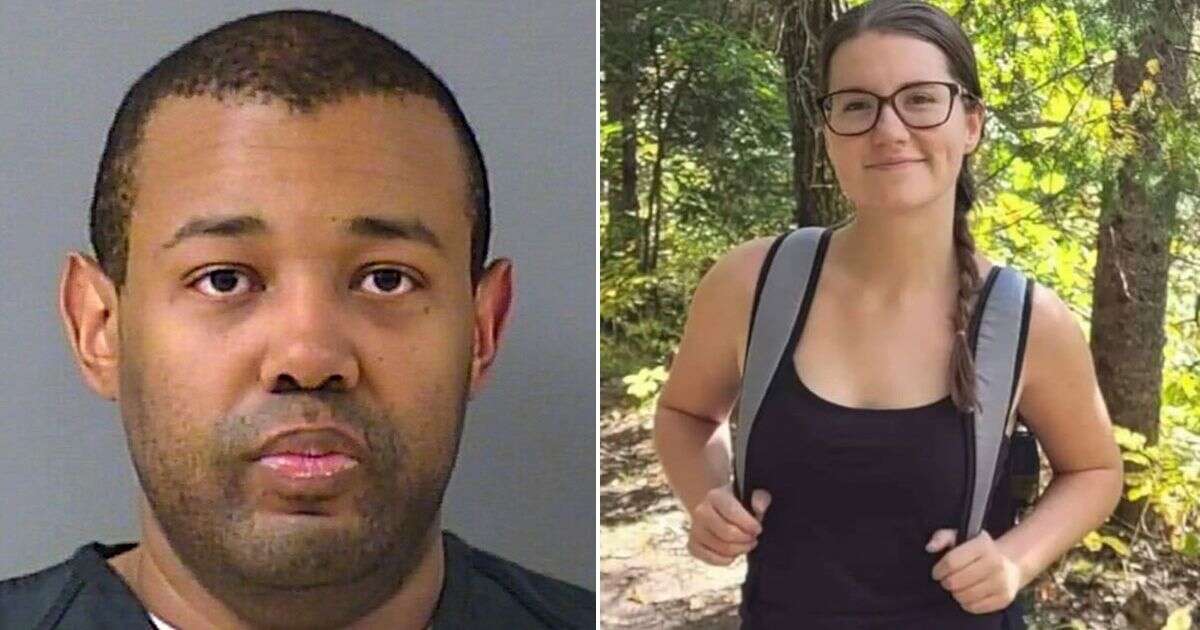 Woman's spurned co-worker who shot her dead smirks before going down for life