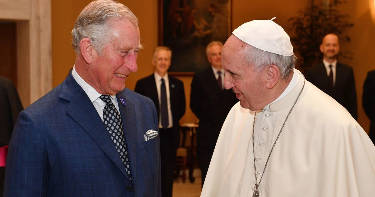 King Charles and Camilla in surprise meeting with Pope as they issue health update